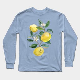 Luscious Lemon Branch Long Sleeve T-Shirt